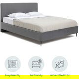 Bonami Selection Sivi tapecirani bračni krevet s podnicom 160x200 cm Noira Slim – | shoptok.hr