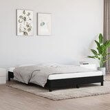 Maison Chic Posteljni okvir - Dvoposteljna postelja - Zakonska postelja brez vzmetnice črn 140x190 cm blago-J11708, (21776894) | Shoptok.si
