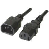 Ec1915 Vde C14-C13 moški/ženski napajalni podaljšek 5M črn, (21407094)