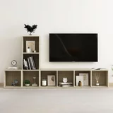  3-dijelni set TV ormarića boja hrasta sonome od iverice