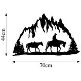 Wallity Zidna dekoracija Cowboy-313, 44x70cm, Crna | Eponuda.ba