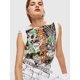 Diesel T-shirt - TDARIAYB TSHIRT cream | ePonuda.com