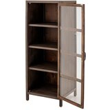 Bloomingville Vitrina iz masivne jelke v naravni barvi 45x125 cm Marl – | Shoptok.si