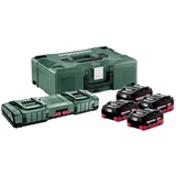 Basic-Set 4x LiHD Akkupacks 5.5Ah ASC 145 D + metaBOX 145