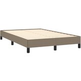  Krevet s oprugama i madracem smeđesivi 120 x 190 cm od tkanine | shoptok.hr