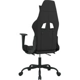  Masažni gaming stol z oporo za noge črno in svetlo sivo blago, (21152258) | Shoptok.si