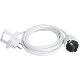 VOLTOMAT produžni kabel s ravnim utikačem (3 m, Bijele boje) Cijene