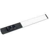  LED svjetiljka s utičnicama i sklopkom, 18 W, crna Cijene