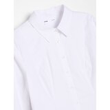 Sinsay Pamučna jednobojna slim fit košulja | shoptok.hr