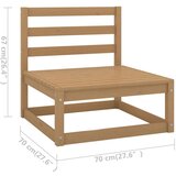  Vrtna sedežna garnitura 10-delna trdna borovina, (20998768) | Shoptok.si