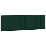  Okvir kreveta s LED-om bez madraca Hanko tamnozeleni 160x200 cm baršunasti | shoptok.hr