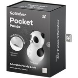 Satisfyer Pocket Panda - zračni stimulator za klitoris (črna) | Shoptok.si