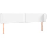 Maison Chic vzglavna omarica - nočna omarica - posteljna omarica z ušesi belo 163x23x78/88 cm umetno usnje, (21708332) | Shoptok.si