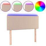  Posteljno vzglavje kapučino 90x5x78/88 cm umetno usnje, (20737806) | Shoptok.si