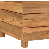  Povišena gredica 100 x 40 x 55 cm reciklirana tikovina i čelik | shoptok.hr