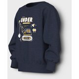 name it Sweater majica 'NMMVION' mornarsko plava / sepija / bijela | shoptok.hr