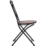 Bistro 3-dijelni mozaični bistro set s keramičkim pločicama boje cigle | shoptok.hr