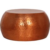 Maison Chic Klubska mizica - kavna mizica - Nizka mizica medenina Ø55x28 cm aluminij, (21754488) | Shoptok.si