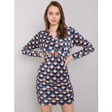 Fashion Hunters Light brown pleated velor dress | Shoptok.si