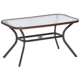 Gardenson Vrtna Miza Ravenna, Temno Rjava, 150x85cm | Shoptok.si