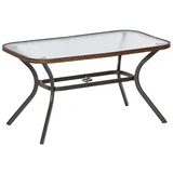 Vrtna Miza Ravenna, Temno Rjava, 150x85cm