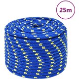 vidaXL Vrv za čoln moder 12 mm 25 m polipropilen Cene