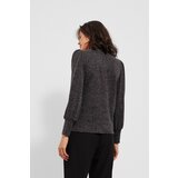 Marisse Melange Sweatshirt With Puff Sleeves Z-Bl-3616 Graphite Mel | shoptok.hr
