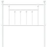  Metalno zamjensko uzglavlje bijelo 80 cm | shoptok.hr