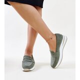 Gemre Green perforated Muna shoes | Shoptok.si