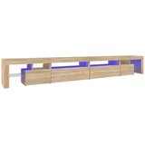 TV ormarić s LED svjetlima boja hrasta sonome 290x36,5x40 cm | shoptok.hr