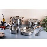 Metalac tiganj 24 cm sa stakl.pok. Venera
