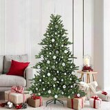 vidaXL Umjetno božićno drvce s nogom with LEDs s stalakom 180cm PVC | shoptok.hr