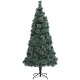 vidaXL Umetna novoletna jelka s stojalom zelena 180 cm PET | Shoptok.si