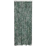 vidaXL Zastor protiv insekata zeleno-bijeli 56 x 185 cm šenil | shoptok.hr