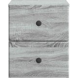  Noćni ormarić za montažu na zid Siva sonoma 34,5 x 33 x 40 cm | shoptok.hr