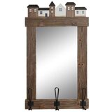  Zidno ogledalo DKD Home Decor Smeđa Premaz u shabby stilu 40 x 9 x 68 cm | shoptok.hr
