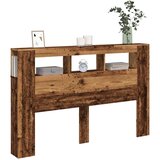 vidaXL LED uzglavlje boja drva 160x18,5x103,5 cm konstruirano drvo | shoptok.hr
