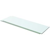 vidaXL Police 2 kosa steklo prosojno 60x15 cm Cene