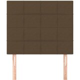  Uzglavlje tamnosmeđe 100x5x118/128 cm tkanina | shoptok.hr