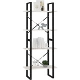 vidaXL ormarić za knjige s 4 razine bijeli 60x30x140 cm od borovine | shoptok.hr