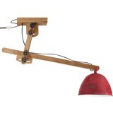  Stropna svetilka 25 W obrabljeno rdeča 105x30x65-108 cm E27, (21410247) | Shoptok.si