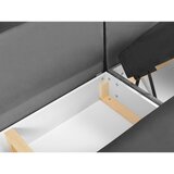 Cosmopolitan Design Svijetlo siva baršunasti sklopiva/s prostorom za odlaganje kutna garnitura (s lijevim kutom/u obliku slova "U") Kyoto – | shoptok.hr