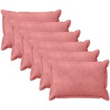  Presvlaka za jastuk 6 pcs HOUTEN Ružičasta 50 x 70 cm Baršun | shoptok.hr