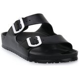 Birkenstock Natikači ARIZONA EVA BLACK WHITE CALZ N Črna Cene