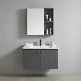 Komplet kopalniškega pohištva z umivalnikom Denver 60cm Grey
