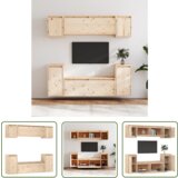 The Living Store TV omarica 6 kosov trdna borovina - TV Omarica, (21737122) Cene