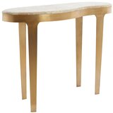 Light & Living Stranska mizica z marmorno mizno ploščo v bronasti barvi/sivorjava 40x110 cm Giulio – | Shoptok.si