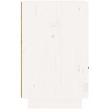  Nočna omarica 2 kosa bela 40x34x55 cm trdna borovina, (20733107) | Shoptok.si