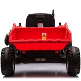 Traktor na akumulator s prikolicom HC-306 24V - crveni | shoptok.hr