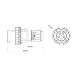  utikač uko-uto bemis IP67 63A 3P+E+N 400V BC1-4505-7011 | Eponuda.com